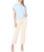 1. STATE Collar Neck Short Sleeve Top - Image 3