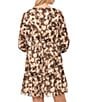 1. STATE Crew Neck Long Sleeve Tiered Dress - Image 4