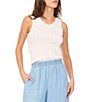 1. STATE Pointelle Knit Crew Neck Sleeveless Tank,All Products : American Fashion Style Bags On Sale 1. STATE Pointelle Knit Crew Neck Sleeveless Tank,All Products : American Fashion Style Bags On Sale