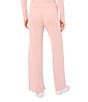 1. STATE Ribbed Pull On Wide Leg Pants, Color:Sepia Pink - Image 2