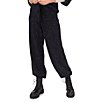 Color:Rich Black - Image 1 - Speckled Sweater Skinny Leg Elastic Drawstring Joggers