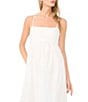 1. State Square Neck Shoulder Strap Sweep Maxi Dress - Image 3