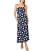 1. STATE Square Neck Sleeveless Maxi Shell Dress - Image 1