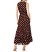 1. STATE V-Neck Sleeveless Dotted Maxi Dress - Image 2