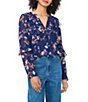 1. State Woven Long Sleeve Ruffle Top - Image 1
