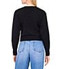 1. STATE Knit V-Neck Long Sleeve Surplice Wrap Belt Sweater - Image 2