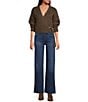 1. STATE Knit V-Neck Long Sleeve Surplice Wrap Belt Sweater - Image 6