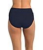 24th & Ocean Solid High Waist Swim Bottom, Color:Midnight - Image 2