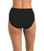 24th & Ocean Solid High Waist Swim Bottom, Color:Black - Image 2