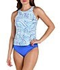 24th & Ocean Solid High Waist Swim Bottom - Image 3
