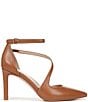 Color:English Tea Leather - Image 2 - 27 EDIT Abilyn Leather Ankle Strap d'Orsay Pumps