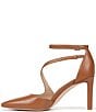 Color:English Tea Leather - Image 5 - 27 EDIT Abilyn Leather Ankle Strap d'Orsay Pumps