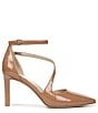 Color:Toffee Patent - Image 2 - 27 EDIT Abilyn Patent Leather Ankle Strap d'Orsay Pumps