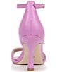 Color:Vivid Lilac - Image 3 - 27 EDIT Celeste Leather Ankle Strap Dress Sandals