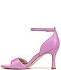 Color:Vivid Lilac - Image 5 - 27 EDIT Celeste Leather Ankle Strap Dress Sandals