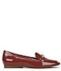 Color:Ruby Red Patent - Image 2 - 27 EDIT Clive Patent Leather Chain Detail Slip-On Loafers