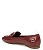 Color:Ruby Red Patent - Image 4 - 27 EDIT Clive Patent Leather Chain Detail Slip-On Loafers