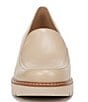 Color:Coastal Tan - Image 6 - 27 EDIT Dreamer Leather Lug Sole Platform Loafers