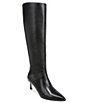 Color:Black - Image 1 - 27 EDIT Naturalizer Falencia Leather Dress Tall Boots