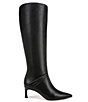 Color:Black - Image 2 - 27 EDIT Naturalizer Falencia Leather Dress Tall Boots