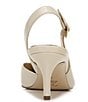 Color:Porcelain - Image 3 - 27 EDIT Felicia Leather Slingback Dress Heels