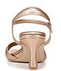 Color:Rose Gold - Image 3 - 27 EDIT Grace Leather Ankle Strap Dress Sandals
