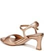 Color:Rose Gold - Image 4 - 27 EDIT Grace Leather Ankle Strap Dress Sandals