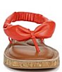Color:Sienna Orange - Image 6 - 27 EDIT Naturalizer Gwenna Padded Leather Thong Sandals