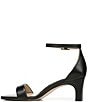 Color:Black Leather - Image 5 - 27 EDIT Iriss Leather Ankle Strap Square Toe Dress Sandals