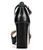 Color:Black - Image 3 - 27 EDIT Naturalizer Jae Leather T-Strap Platform Dress Sandals