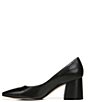 Color:Black - Image 5 - 27 EDIT Naturalizer Licia Leather Snip Toe Block Heel Dress Pumps