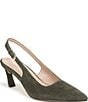 Naturalizer 27 EDIT Madison Suede Pointed Toe Slingback Pumps - Image 1