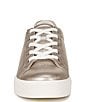 Color:Champagne - Image 6 - 27 EDIT Marisol Metallic Leather Lace-Up Sneakers