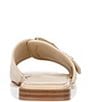 Color:Coastal Tan - Image 3 - 27 EDIT Naomi Premium Straw Oversized Buckle Casual Slide Sandals