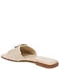 Color:Coastal Tan - Image 4 - 27 EDIT Naomi Premium Straw Oversized Buckle Casual Slide Sandals