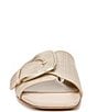Color:Coastal Tan - Image 6 - 27 EDIT Naomi Premium Straw Oversized Buckle Casual Slide Sandals