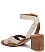 Color:Cremosa Taupe - Image 4 - 27 EDIT Yumi Leather Ankle Strap Block Heel Casual Sandals