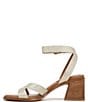 Color:Cremosa Taupe - Image 5 - 27 EDIT Yumi Leather Ankle Strap Block Heel Casual Sandals