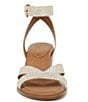 Color:Cremosa Taupe - Image 6 - 27 EDIT Yumi Leather Ankle Strap Block Heel Casual Sandals