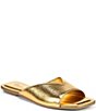 Color:Deep Gold - Image 1 - 27 EDIT Naturalizer Zelda Metallic Slide Sandals