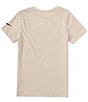 Color:Beige - Image 2 - Nike 3BRAND by Russell Wilson Big Boys 8-20 Short Sleeve Let's Go! Capmando Graphic T-Shirt