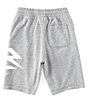 Color:Carbon Heather - Image 2 - 3BRAND By Russell Wilson Big Boys 8-20 All Season Fleece Shorts