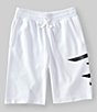 Color:White - Image 1 - 3BRAND By Russell Wilson Big Boys 8-20 All Season Fleece Shorts