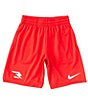 Color:University Red - Image 1 - 3BRAND By Russell Wilson Big Boys 8-20 Badge Mesh Shorts