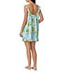 40WINKS Lemon Print Sleeveless Scoop Neck Woven Chemise - Image 2