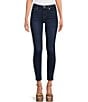 Color:Rinsed Indigo - Image 1 - Bair Mid Rise Ankle Skinny Jeans