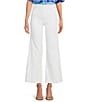 Color:Soleil (White) - Image 1 - Ultra High Rise Cropped Wide Leg Jeans