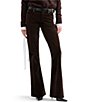 7 For All Mankind Velvet Leggy Mid-Rise Bootcut Jeans - Image 1