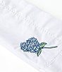 8 Oak Lane Hydrangea Embroidered Dinner Napkin, Set of 6, Color:White - Image 2