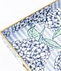 8 Oak Lane Hydrangea Stem Square Tray, Color:Blue - Image 2